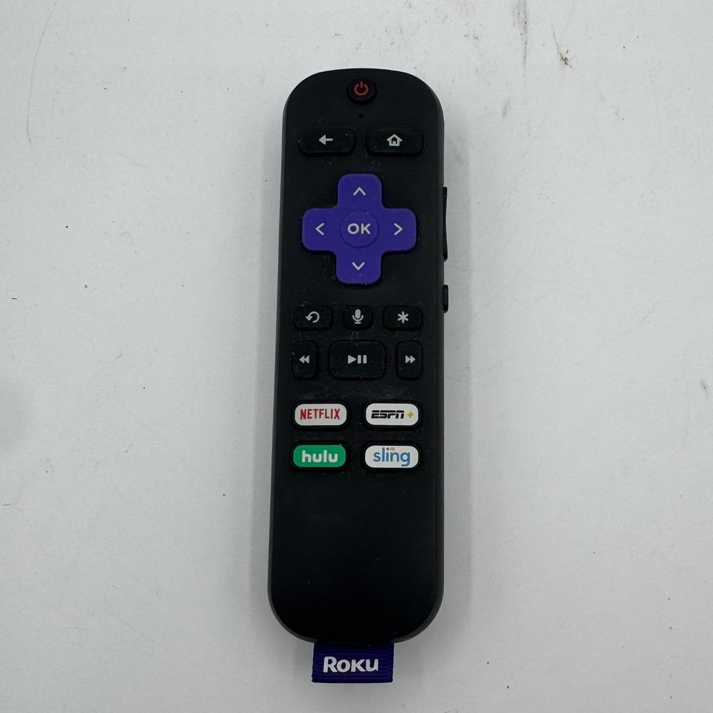 Roku Voice Remote RC-AL8 with TV Controls Netflix Hulu Disney+ Sling Buttons